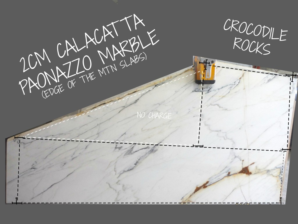 Angled slabs