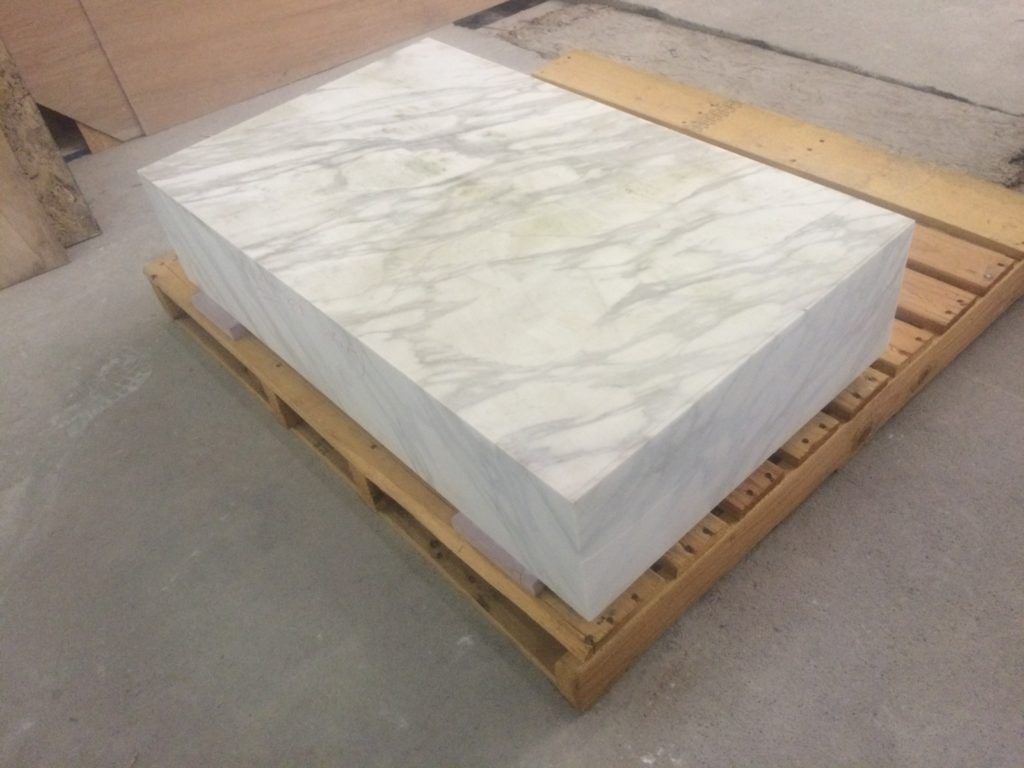 Solid marble block