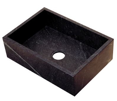 Soapstone slab sink